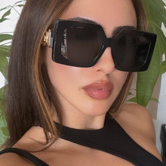 Versace VE4478U GB1/87 Square Sunglasses - Black/Grey main image 7